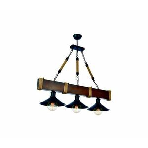 Csillár láncon KUTUK 3xE27/60W/230V barna 890BCN1121 kép