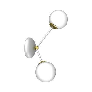 Fali lámpa JOY 2xE14/40W/230V fehér/arany MLP7462 kép