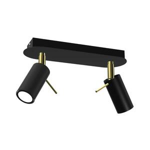 Spotlámpa PRESTON 2xGU10/40W/230V fekete/arany MLP7635 kép