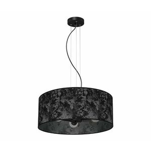 Csillár zsinóron SATINO 3xE27/60W/230V fekete/szürke MLP7331 kép