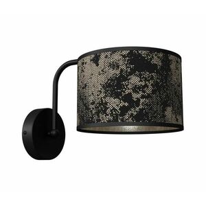 Fali lámpa SATINO 1xE27/60W/230V fekete/arany MLP7312 kép