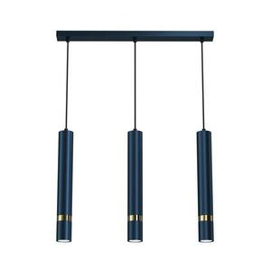 Kábelcsillár JOKER 3xGU10/25W/230V kék/arany MLP7726 kép