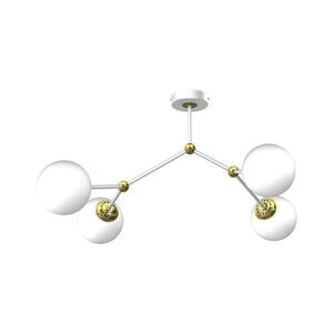 Csillár JOY 4xE14/40W/230V fehér/arany MLP7465 kép