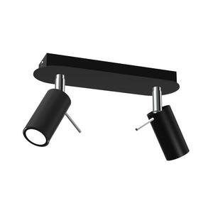 Spotlámpa PRESTON 2xGU10/40W/230V fekete MLP7619 kép