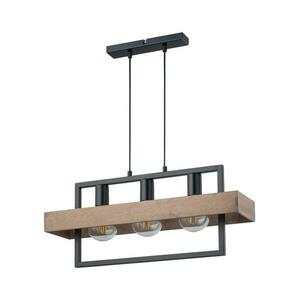 Csillár zsinóron ROBIN 3xE27/60W/230V fa 32217 kép