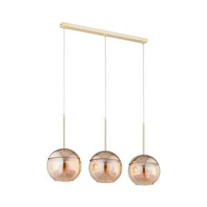 Csillár zsinóron VOLDA 3xE27/60W/230V sárgaréz 62159 kép