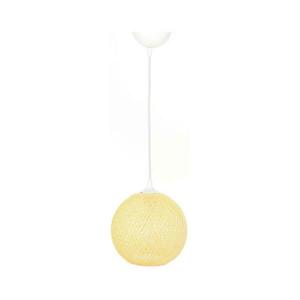 Csillár zsinóron JUTE 1xE27/60W/230V sárga 390FLH1577 kép