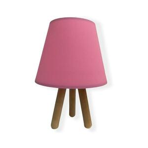Asztali lámpa WOOD 1xE27/60W/230V rózsaszín 390FLH1711 kép