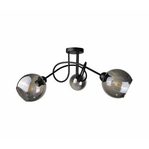 Keter Lighting Felületre szerelhető csillár RIN 3xE27/60W/230V fekete 1274/22 kép