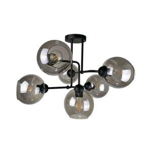 Keter Lighting Felületre szerelhető csillár OSMO 6xE27/60W/230V fekete 1298/22 kép