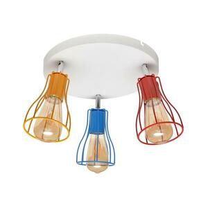 Spotlámpa TUBE II 3xE27/15W/230V narancssárga/kék/piros R kép