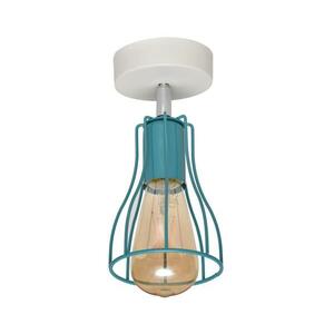 Felületre szerelhető csillár TUBE II 1xE27/15W/230V türkiz R kép