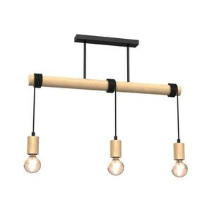 Felületre szerelhető csillár VIGA 3xE27/60W/230V fa MLP7964 kép