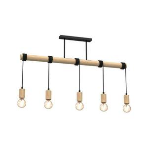 Felületre szerelhető csillár VIGA 5xE27/60W/230V fa MLP7965 kép