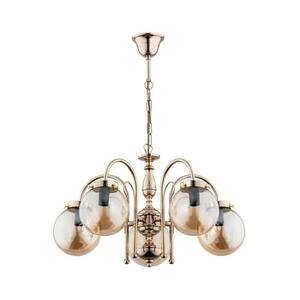 Csillár láncon HERO 5xE14/40W/230V arany 28275 kép