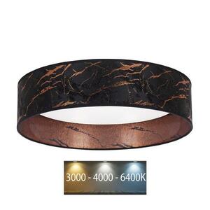 Brilagi - VELVET LED 24W mennyezeti lámpa 3000/4000/6400K fekete/réz kép