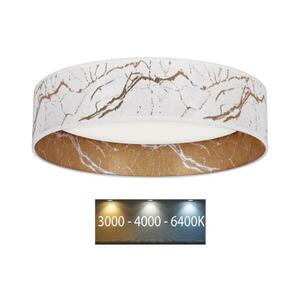 Brilagi - VELVET LED mennyezeti lámpa 24W 230V 3000/4000/6400K fehér/arany kép