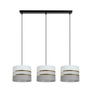 Csillár zsinóron CORAL 3xE27/60W/230V fehér/szürke 0719 kép