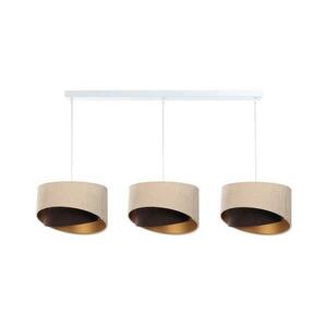 Csillár zsinóron GALAXY 3xE27/60W/230V bézs/barna/arany 060 kép