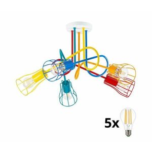 Felületre szerelhető csillár OXFORD 5xE27/15W/230V W kép