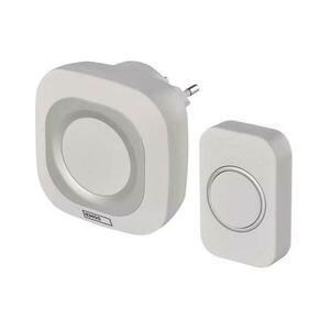 Vezeték nélküli csengő 230V aljzatba + 1xCR2032 IP44 fehér P5733W kép