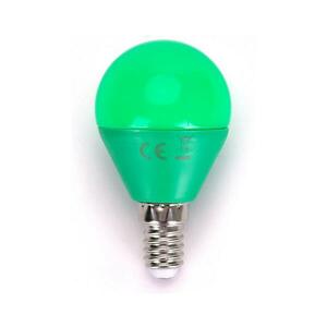 B.V. LED Izzó G45 E14/4W/230V zöld kép