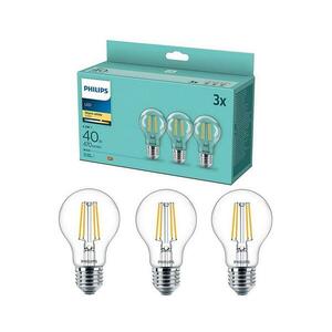 KÉSZLET 3x LED Izzó VINTAGE Philips E27/4, 3W/230V 2700K 8718699777753 kép