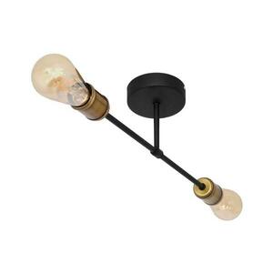 Csillár CAMBRIDGE 2xE27/15W/230V fekete/arany W kép