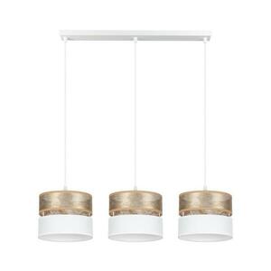 Csillár zsinóron LIMA 3xE27/60W/230V arany/fehér 0879 kép