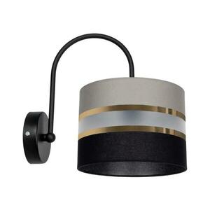 Fali lámpa CORAL 1xE27/60W/230V fekete/szürke 0426 kép