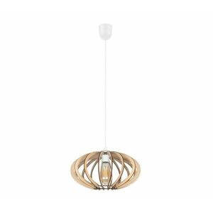 Csillár zsinóron EARTH 1xE27/60W/230V fehér/bézs 0743 kép