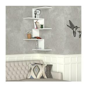 Sarki fali polc CANIKO 109x51, 5 cm fehér 745DCD1611 kép