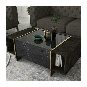 Kávésasztal VEYRON 37, 3x103, 8 cm fekete/arany 804TRH2825 kép