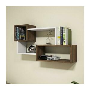 AFRO fali polc 51x90, 6 cm fehér/barna 835PUQ1602 kép