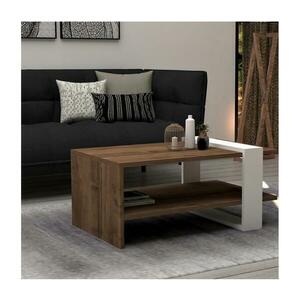 GAYE konferenciás asztal 35x80 cm barna/fehér 835PUQ2816 kép