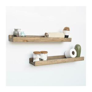 KÉSZLET 2x Fali polc 8x60 cm fenyő 792EVL1783 kép