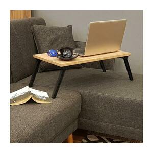 Ágyasztal GUSTO 24, 5x60 cm bézs/fekete 869VEL5501 kép