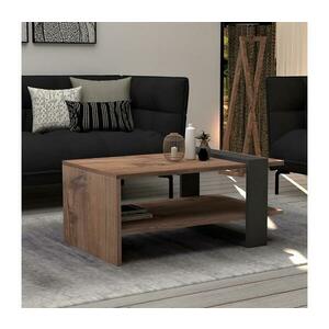 Kávésasztal OVA 35x80 cm barna/antracit 835PUQ2826 kép