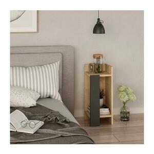 Éjjeli szekrényke ELOS 60x25 cm barna/antracit 855DTE3503 kép