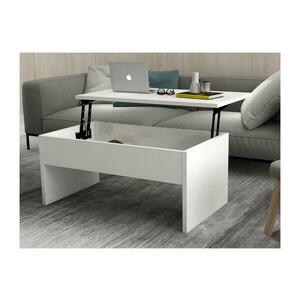 Összecsulható kávésasztal AKILLI 44, 8x90 cm fehér 756FRN2815 kép