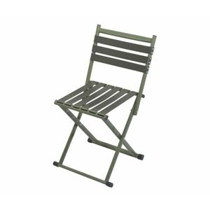 Összecsukható kempingszék háttámlával zöld 13437 kép