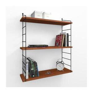 ARMONI fali polc 85x72 cm barna/fekete 775DCM1680 kép