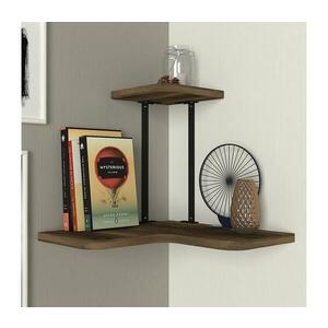 Sarki fali polc AGORA 33, 8x38, 5 cm barna 804TRH1609 kép