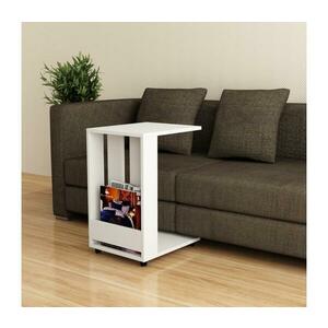 Kisasztal EDI 60x37 cm fehér 855DTE2877 kép