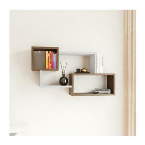 Fali polc AYDER 51x90 cm barna/fehér 854KLN1708 kép