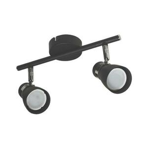 Spotlámpa DEZ 2xGU10/30W/230V fekete SKU009046 kép
