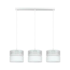 Csillár zsinóron LIMA 3xE27/60W/230V ezüst/fehér 0872 kép
