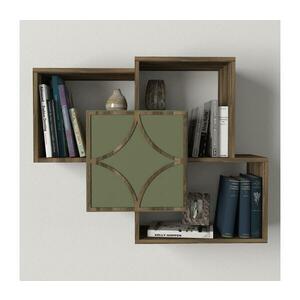 Fali polc ARCO 73x79, 2 cm barna/zöld 804TRH1604 kép