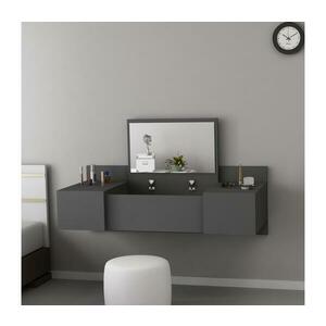 Fésülködőasztal ZAKKUM 33x100 cm antracit 550ARN2223 kép