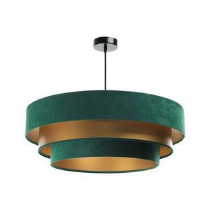 TRINITI lógcsillár 1xE27/60W/230V zöld/arany 050 kép